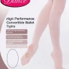 Silky Tights | Dance Womens High Performance Convertible Tights - Theatrical Pink
