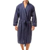 Men Sleepy Joes Lightweight Traditional Robe - Navy