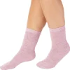 Slenderella Socks | 2 Pack Marl Effect Leisure Socks - Lilac