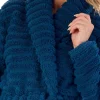 Slenderella Dressing Gowns | 52" Teddy Fleece Wrap Dressing Gown - Teal