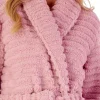 Slenderella Dressing Gowns | 52" Teddy Fleece Wrap Dressing Gown - Pink