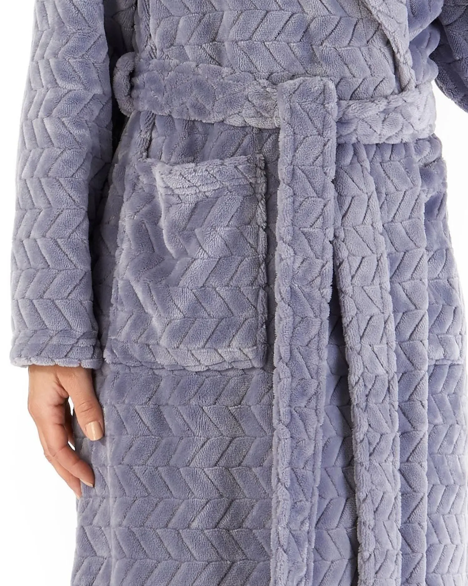 slenderella_chevron_wrap__1.webp Slenderella Dressing Gowns | Chevron Wrap Dressing Gown - Grey