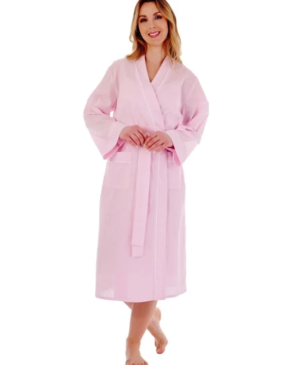 Slenderella Dressing Gowns | Dobby Dot 45