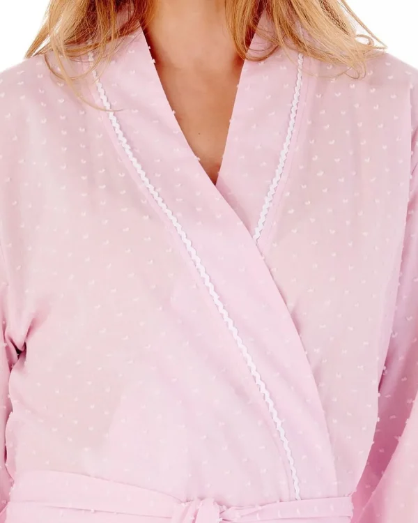 Slenderella Dressing Gowns | Dobby Dot 45