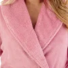Slenderella Dressing Gowns | Mini Waffle Dressing Gown - Pink