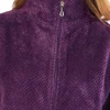 Slenderella Pyjamas | Mini Waffle Zip Up Fleece Pyjamas - Plum
