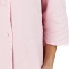 Slenderella Dressing Gowns | Mock Quilt Bed Jacket - Pink