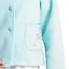 Slenderella Dressing Gowns | Polar Fleece Button Bed Jacket - Mint
