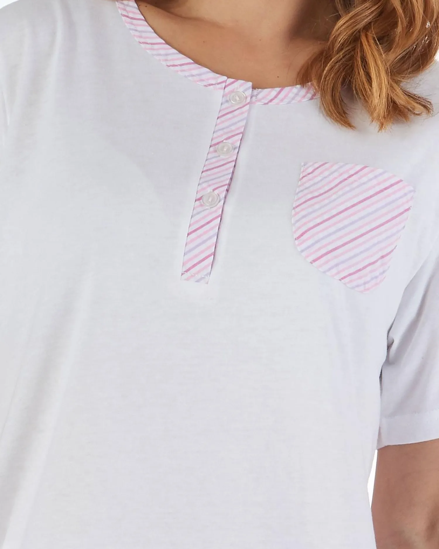 slenderella_seersucker_lo_2.webp Slenderella Pyjamas | Seersucker Long Pyjamas - Pink