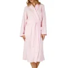 Slenderella Dressing Gowns | Shawl Collar Waffle Gown - Pink
