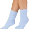 Slenderella Socks | Soft Fluffy Bed Socks - Blue