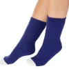 Slenderella Socks | Waffle Knit Bed Socks - Navy