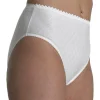 Slenderella Knickers | Slenders By 2 Pack Diamond Jacquard Midi Brief