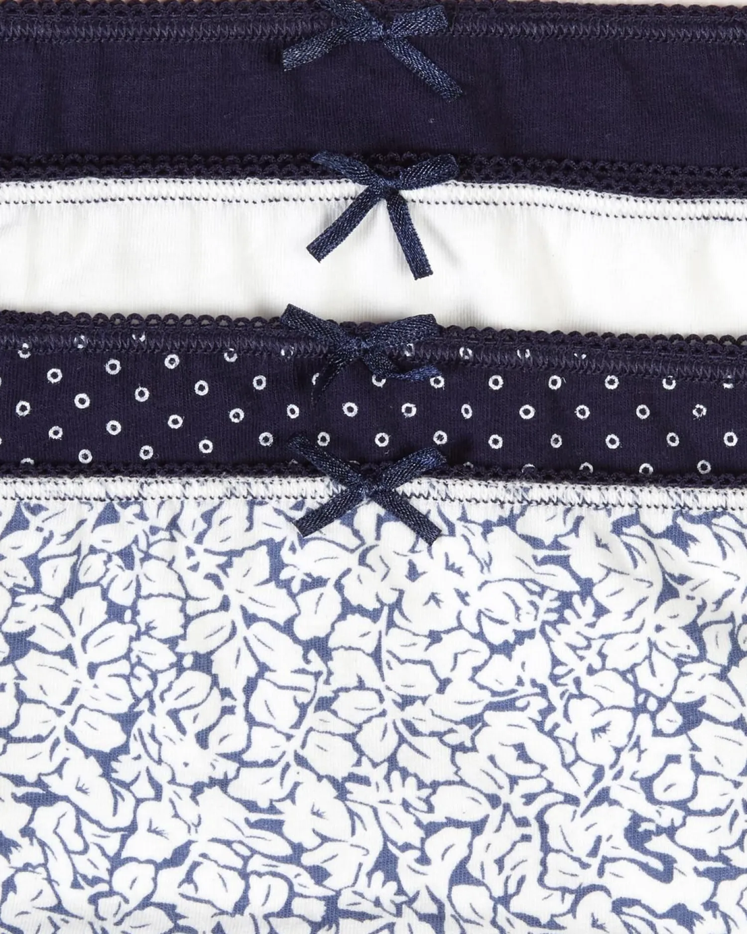 slenders_by_slenderella___0-11.webp Slenderella Knickers | Slenders By 4 Pack Cotton Mini Brief - Navy