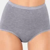 Sloggi Knickers | 4 Pack Basic+ Maxi Brief - Grey