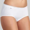 Sloggi Knickers | 4 Pack Basic+ Midi Brief - White