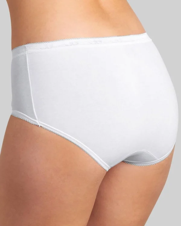 Sloggi Knickers | 4 Pack Basic+ Midi Brief - White