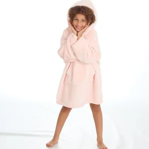 Kids Slumber Party Kids Oversized Hoodie - Pale Pink