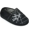 Kids SlumberzzZ Kids Spider Web Slippers - Black