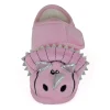 Kids SlumberzzZ Kids Triceratops Slippers - Pink