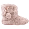 SlumberzzZ Slippers | Plush Bootie Slippers - Pink