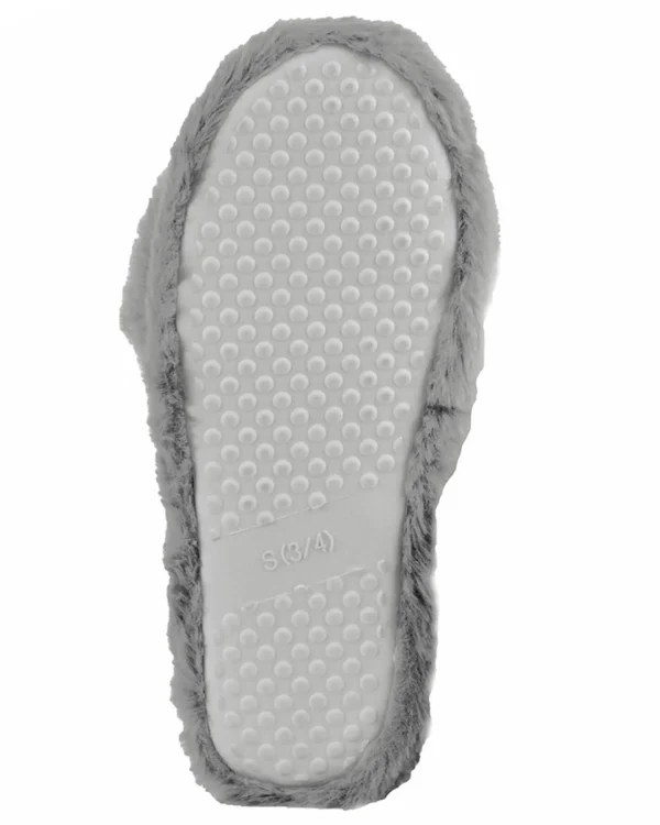 SlumberzzZ Slippers | Plush Bootie Slippers - Grey