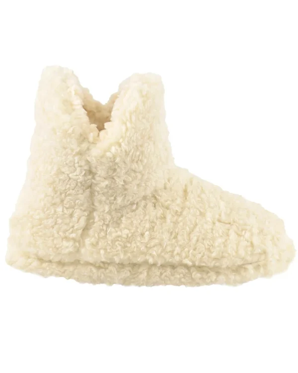 SlumberzzZ Slippers | Teddy Fleece Bootie Slippers - Cream
