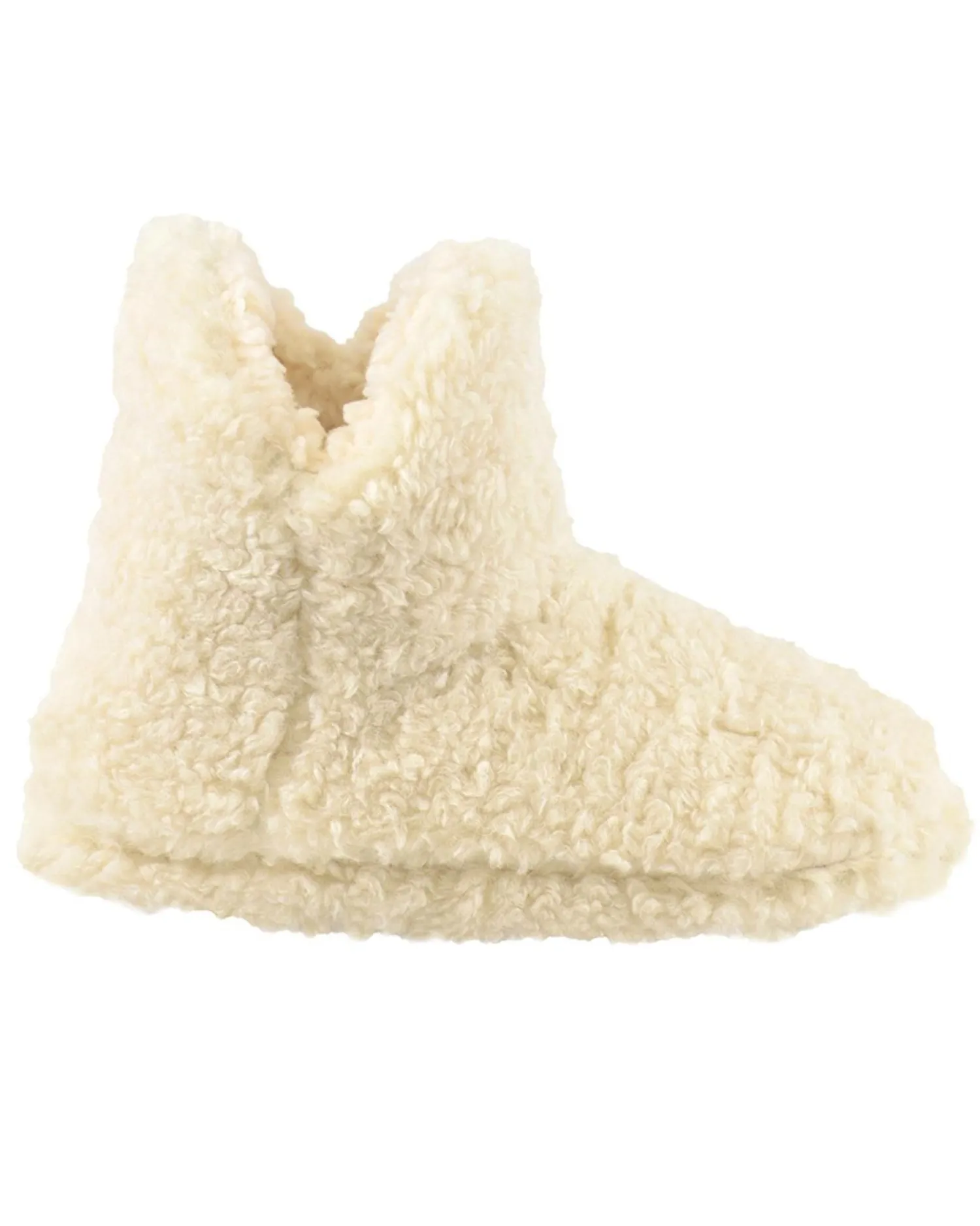 slumberzzz_teddy_fleece_b_0-1.webp SlumberzzZ Slippers | Teddy Fleece Bootie Slippers - Cream