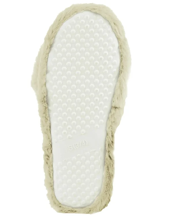 SlumberzzZ Slippers | Teddy Fleece Bootie Slippers - Cream
