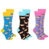 Men Sock Society 3 Pack Sausage Dog Socks