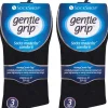 Men SockShop 6 Pairs Mens Gentle Grip Socks - Black