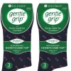 Men SockShop 6 Pairs Mens Gentle Grip Bamboo Socks - Dark Pattern