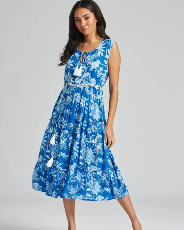 South Beach Dresses | Floral Print Midi Dress
