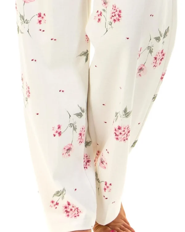 Sue Marks Pyjamas | Florence Floral Button Pyjamas - Pink