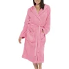 Tom Franks Dressing Gowns | Hooded Towelling Robe - Pink