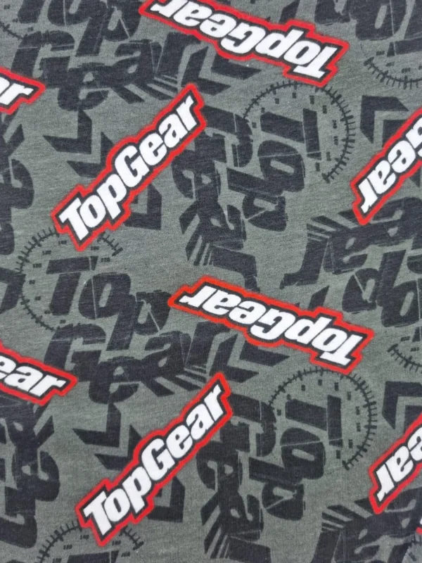 Men Top Gear Mens Grey Logo Lounge Pants