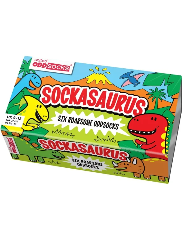 Kids United Oddsocks Kids Sockasaurus Socks Gift Box