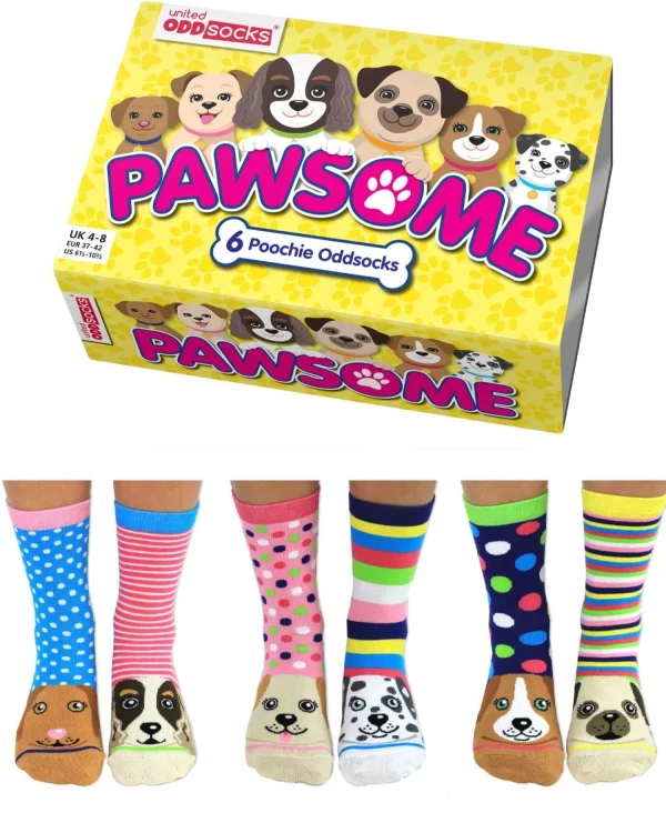 United Oddsocks Socks | Pawsome Socks Gift Box