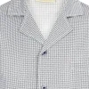 Men Walker Reid Cotton Geo Print Tailored Pyjamas - Blue