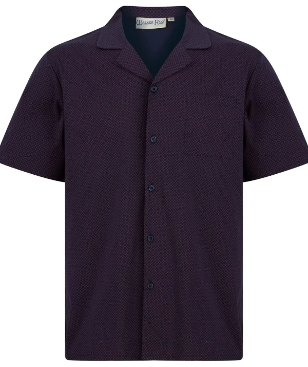 Men Walker Reid Diamond Geo Print Tailored Short Pyjamas