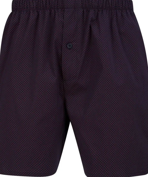 Men Walker Reid Diamond Geo Print Tailored Short Pyjamas