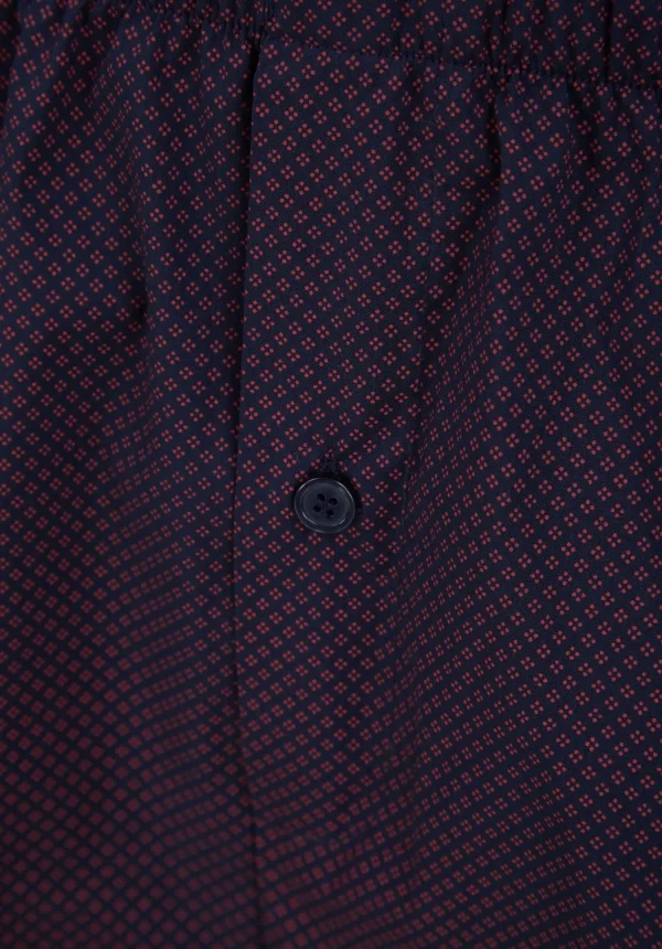 Men Walker Reid Diamond Geo Print Tailored Button Pyjamas