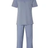 Men Walker Reid Jersey Cotton Short Sleeve Pyjamas - Grey