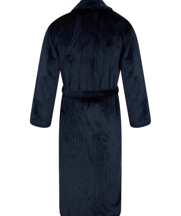Men Walker Reid Polished Flannel Fleece Dressing Gown