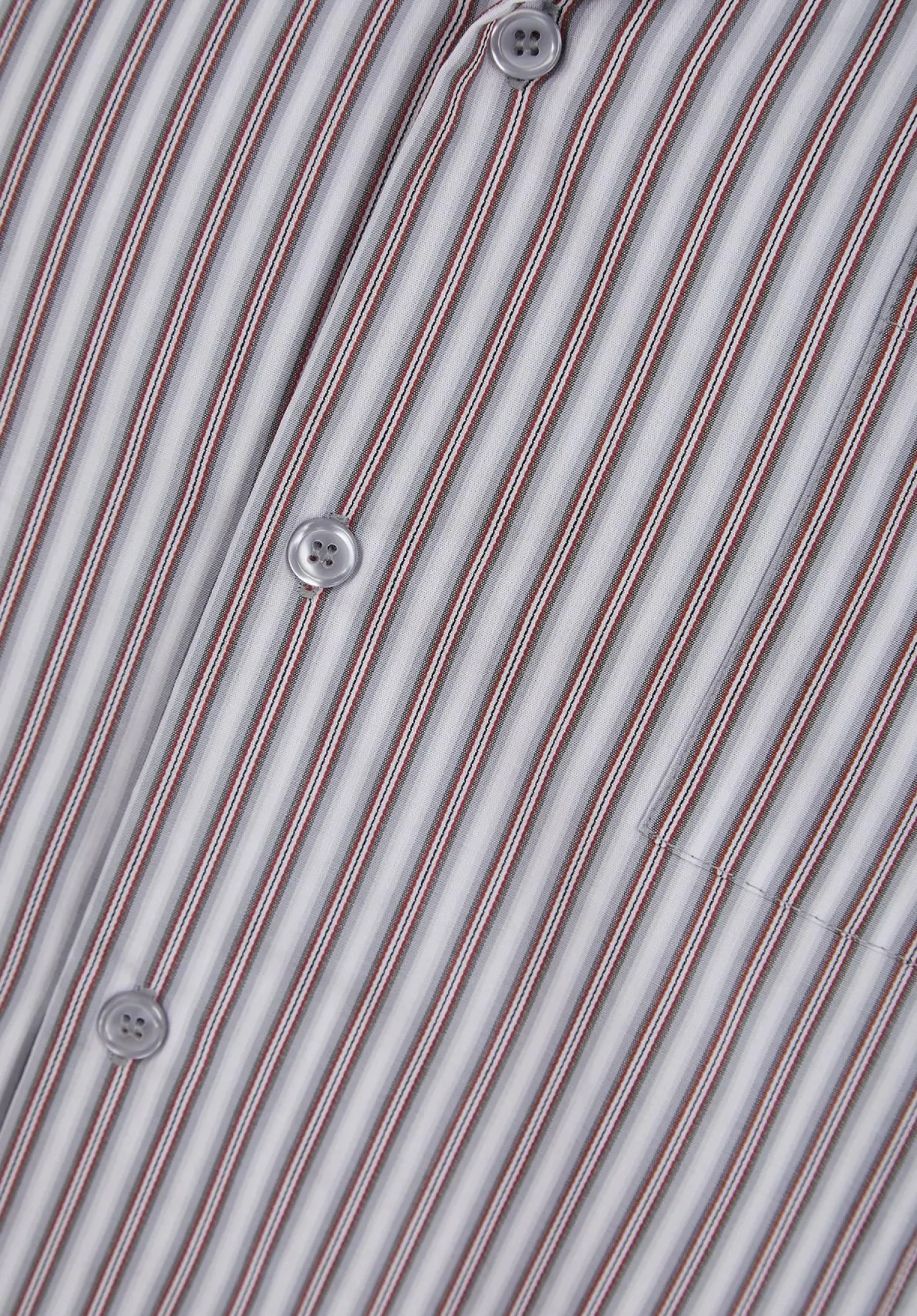 walker_reid_woven_cotton__2-1.webp Men Walker Reid Woven Cotton Stripe Tailored Pyjamas - Grey