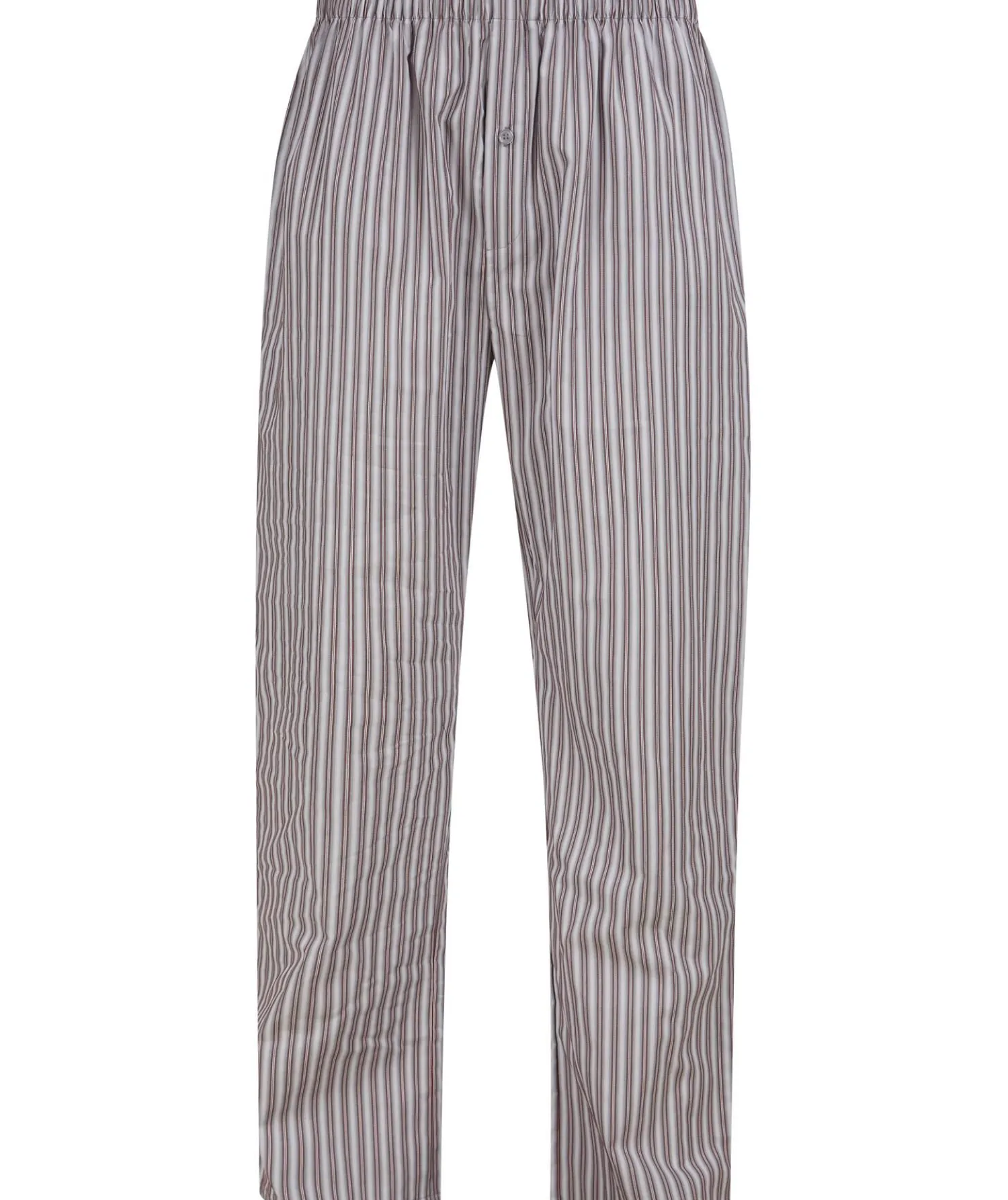 walker_reid_woven_cotton__3-1.webp Men Walker Reid Woven Cotton Stripe Tailored Pyjamas - Grey