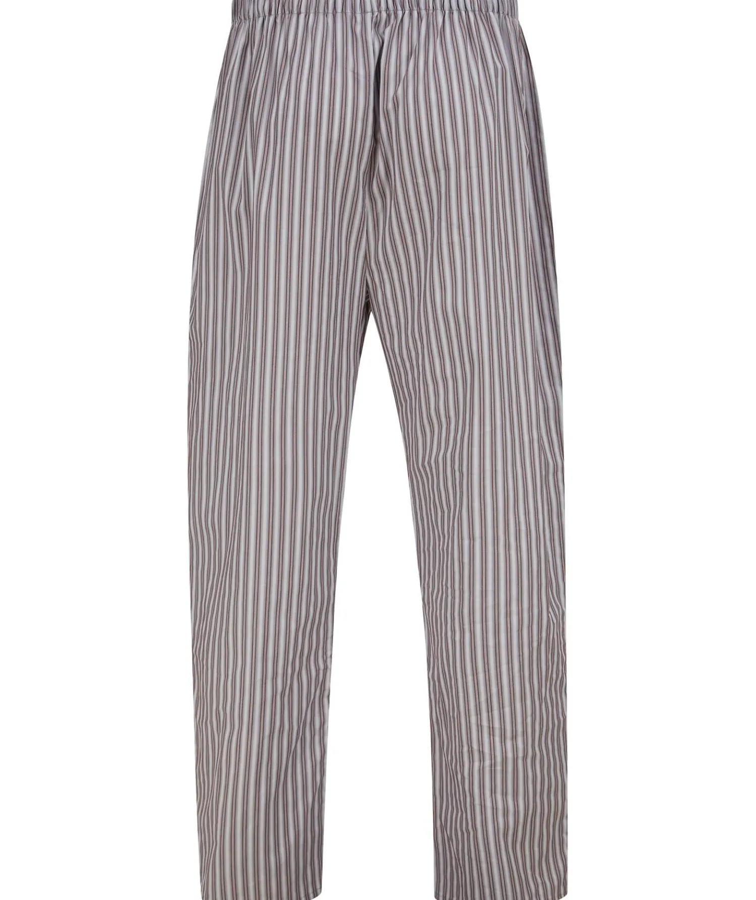 walker_reid_woven_cotton__4-1.webp Men Walker Reid Woven Cotton Stripe Tailored Pyjamas - Grey
