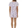 Wolf & Harte Pyjamas | Wolf & Harte Lilac Tie Dye Short Pyjamas