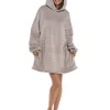 Wolf & Harte Loungewear | Wolf & Harte Oversized Snuggle Hoodie - Mink