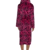 Wolf & Harte Dressing Gowns | Wolf & Harte Panther Print Dressing Gown - Pink